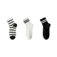 [3 Pack, Anti-Pilling]Stripes+White Base Double Stripe+Black Sole Double Stripe