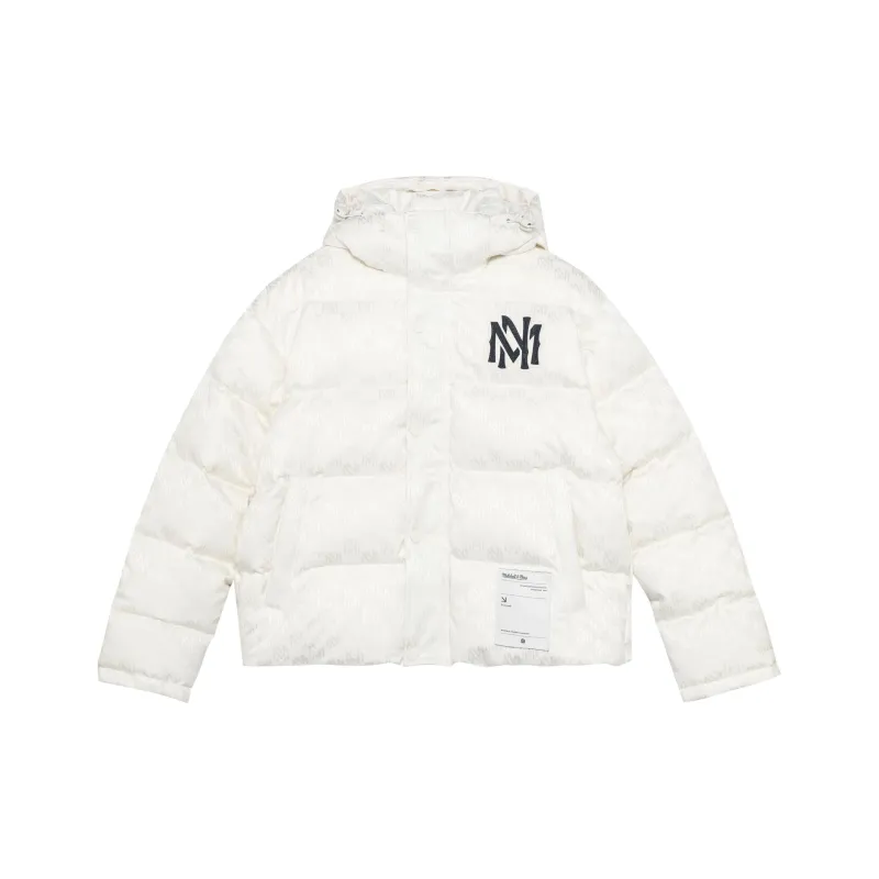 Mitchell & Ness Down Jacket Men's White-0