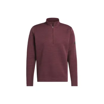 Adidas Free Shipping With AdiClub Ultimate365 Dwr Textured Quarter Zip Pullover
