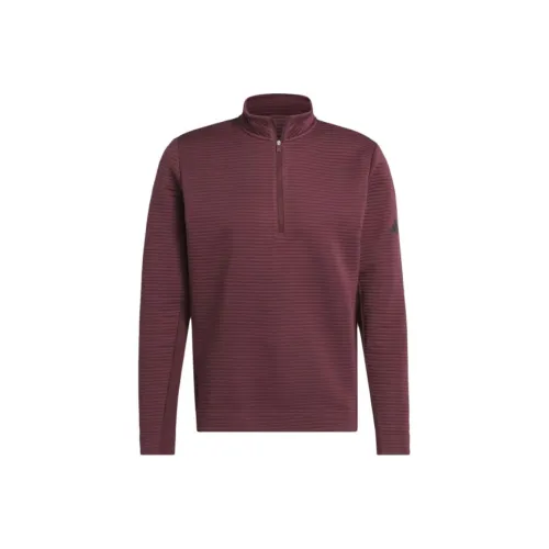 Adidas Free Shipping With AdiClub Ultimate365 Dwr Textured Quarter Zip Pullover
