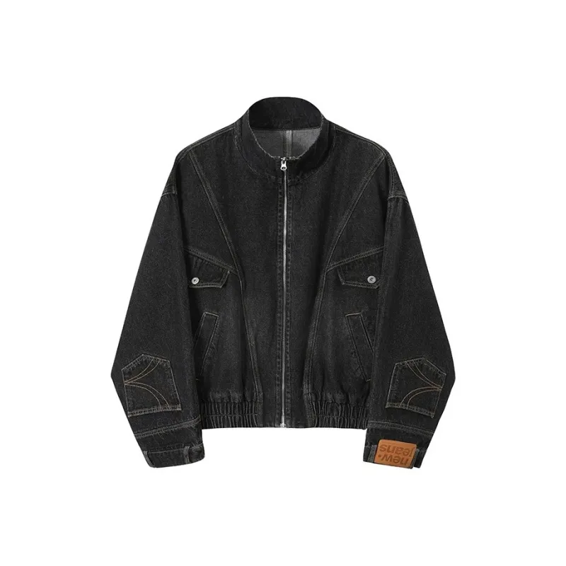 M MAICCO Denim Jacket Unisex Gray-1