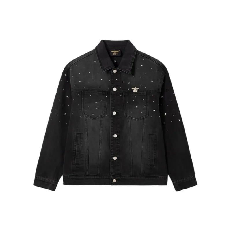 Boy London Denim Jacket Unisex Black-0