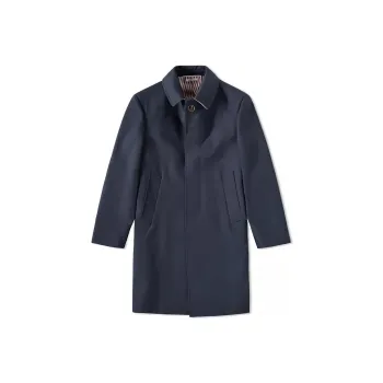 THOM BROWNE Mac Bal Collar Overcoat