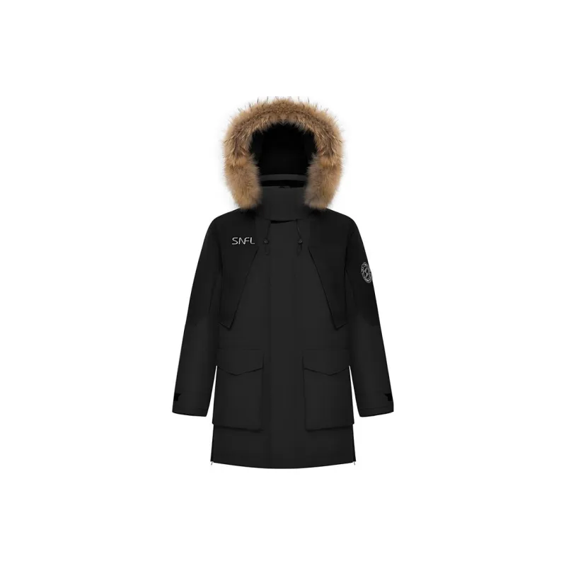 SNOW FLYING Peak Skiing Collection Mid Length Down Jacket Men's-0