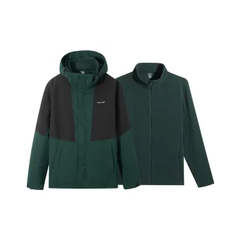 Tectop Windbreaker Jacket Unisex Forest Green/Classic Black