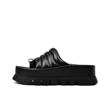 KMD Rubber Foam Outsole Quiet Slide Slippers Women's