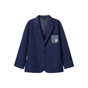 WAYNEXZAVIER Denim Jacket Men's Blue