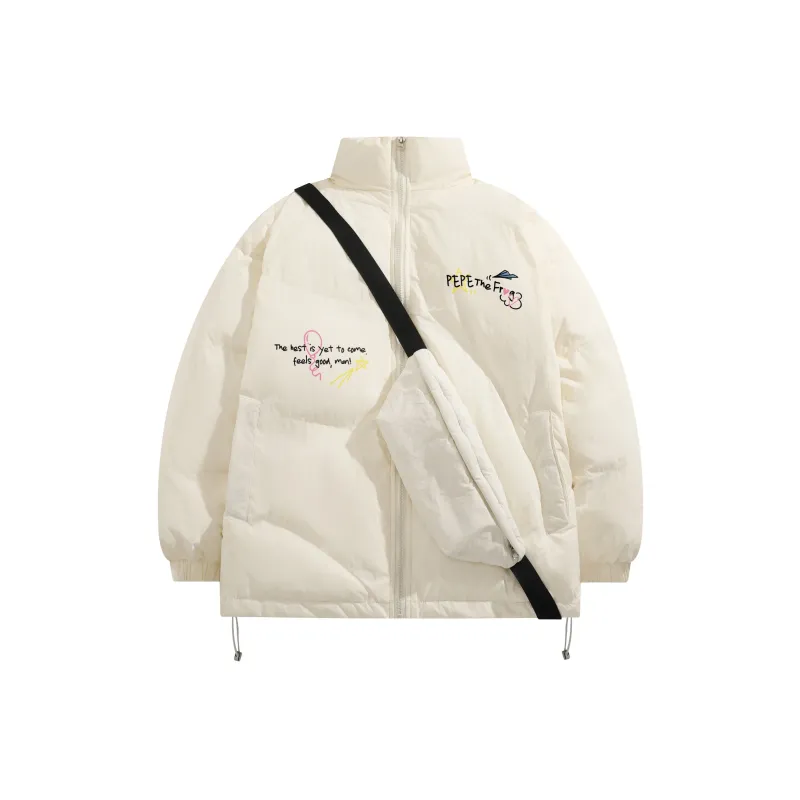 Pepe The Frog Puffer Jacket Unisex-34