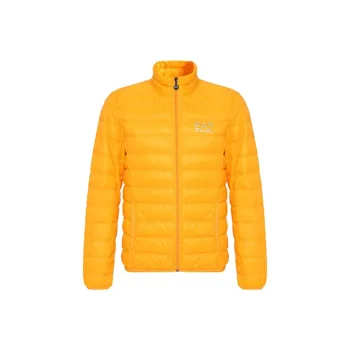 EMPORIO ARMANI EA7 FW22 Down Jacket Men's Orange Yellow
