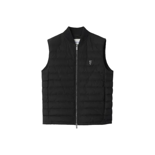 Burberry Quilted Zip Up Down Vest