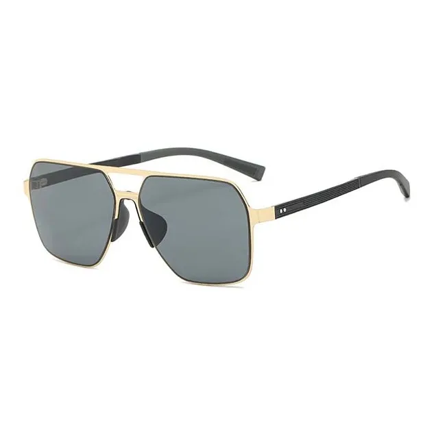 YUZHAOLIN Metal Irregular Shape Sunglasses Unisex-4