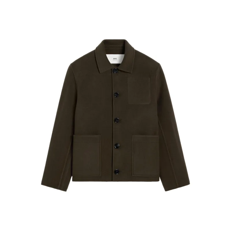 AMIPARIS Boxy Wool cashmere Blend Jacket-0