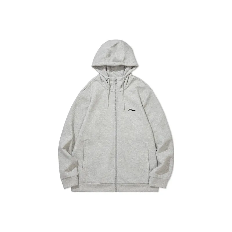 LiNing Badminton Series Jacket Men's Heather Gray-0