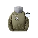 Army Green with Hood (Padded)