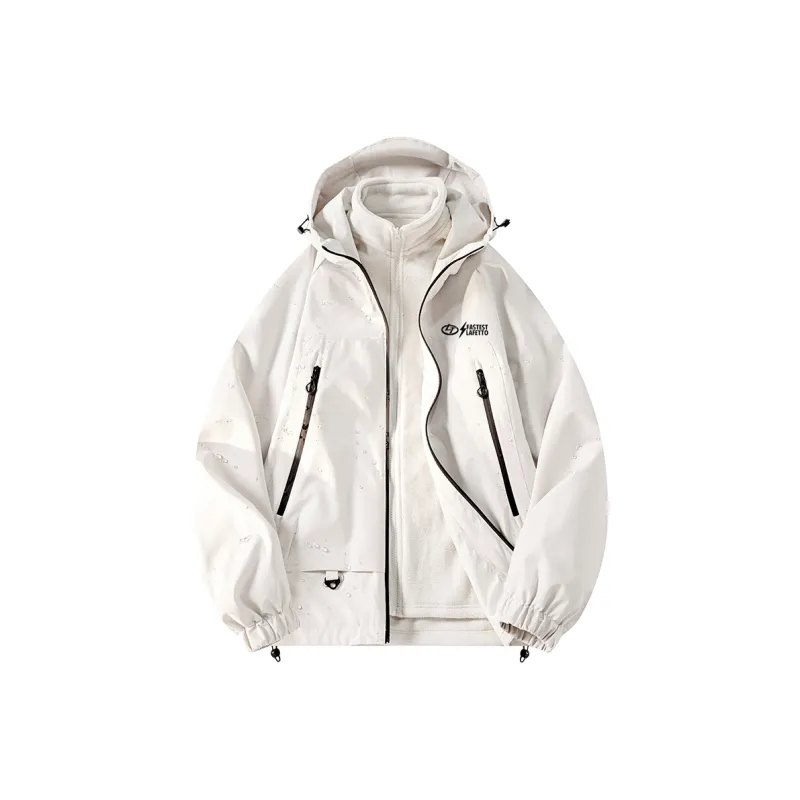 Lafetto Water Resistant Windproof Wear Resistant Windbreaker Jacket Unisex-2