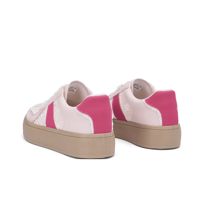 Hotwind Cream Lace Series Anti-Slip Wear-Resistant Low-Top Casual Shoes Women's-8