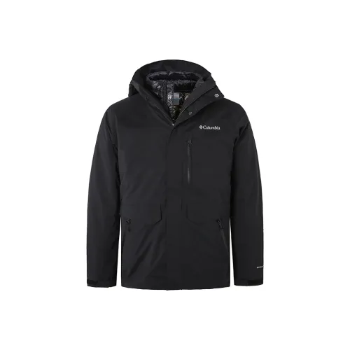 Columbia SOUTH GATE 2 Outdoor Hiking Waterproof, Windproof, Thermal, Heat Reflective Windbreaker Lovers Men Black