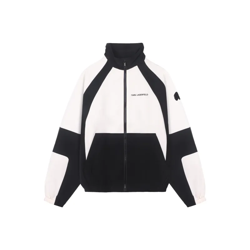 KARL LAGERFELD Jackets Coats Men's Black White-0