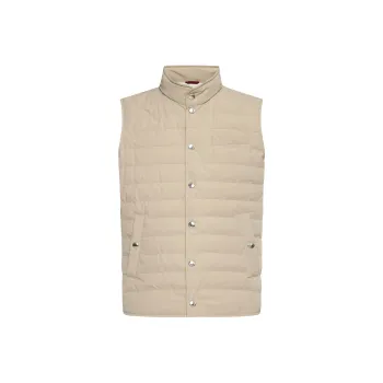 Brunello Cucinelli High Neck Quilted Gilet