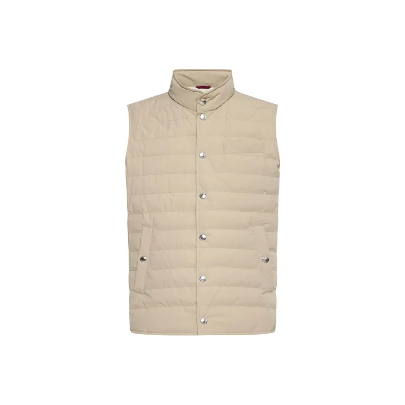 Brunello Cucinelli High Neck Quilted Gilet-0