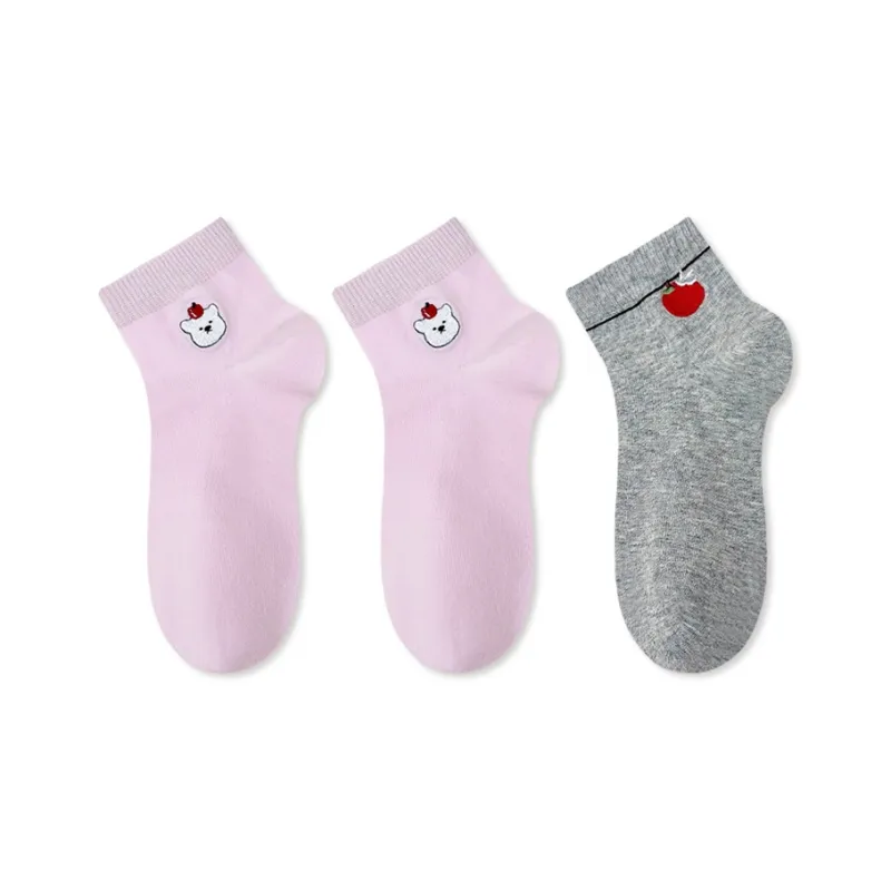 JIAZINI Ankle Socks Women's 3 Pack-18