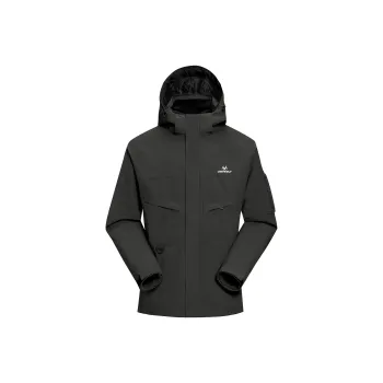 UNIWOLF Water Resistant Windproof Breathable Wear Resistant Warm Cold Resistant Rainproof Windbreaker Jacket Unisex