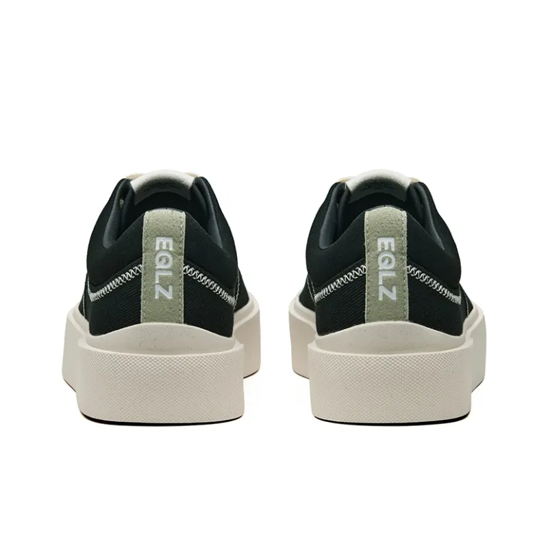 EQLZ EQUALIZER Fault 22 Slip Resistant, Abrasion Resistant, Breathable Low Top Skateboard Shoes Unisex Screen Black-4