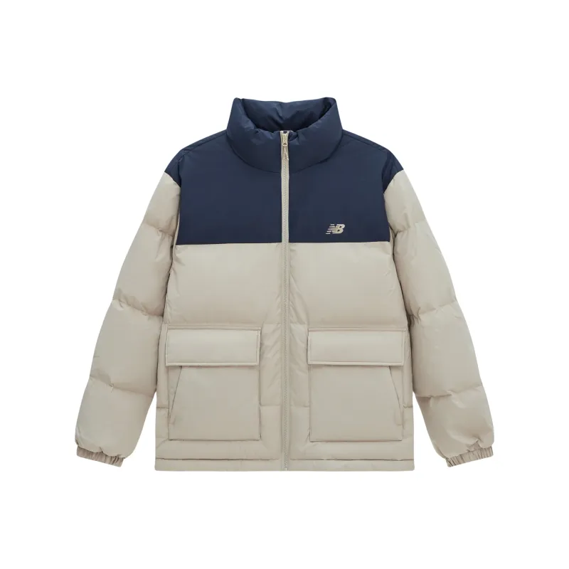 New Balance Down Jacket Unisex Khaki/Blue-0