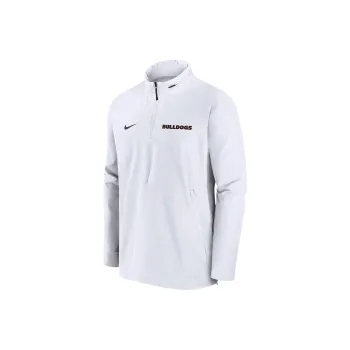Nike Georgia Bulldogs Sideline Coach Men's Nike College 1/2-Zip Hooded Jacket