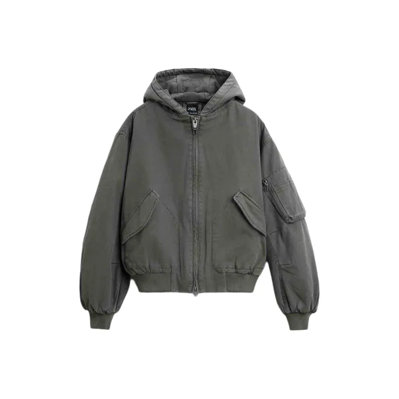 ZARA Jackets Coats Men's Dark Gray-0