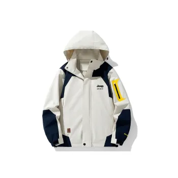 JEEP SPIRIT Waterproof And Windproof Windbreaker Jacket Men's