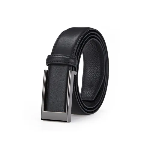 GUSKI Cow Leather Belts Men's Width 3.4cm