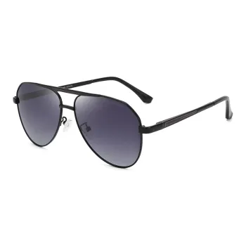 VIRDEN AERMAN Metal Aviator Sunglasses Men's