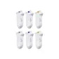 2 White Gray+2 White Blue+2 White Yellow