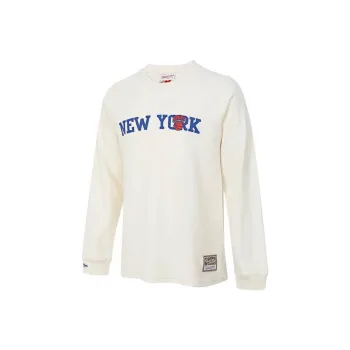 Mitchell & Ness x NBA New York Knicks Lifestyle Sweatshirt Unisex Beige Yellow