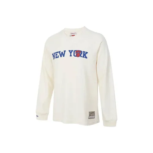 Mitchell & Ness x NBA New York Knicks Lifestyle Sweatshirt Unisex Beige Yellow