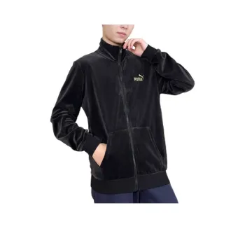 PUMA Velvet Jackets Men Black