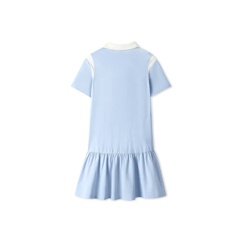 Skechers Sports Life Collection Short Sleeved Dresses Women's Xenon Blue-1