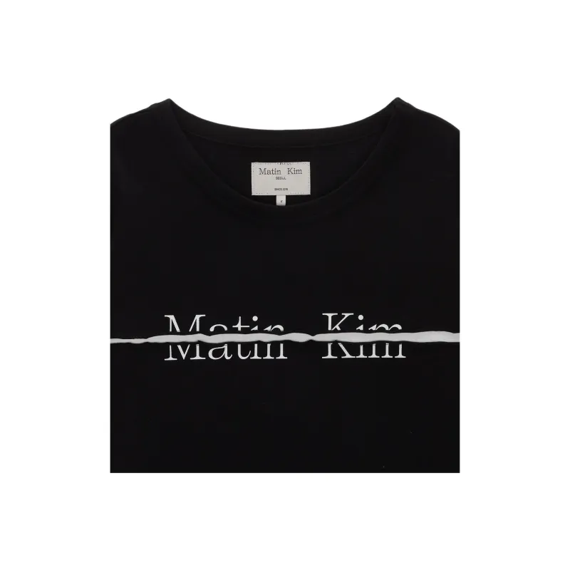 MATIN KIM Regular T Shirt Women's Black-3