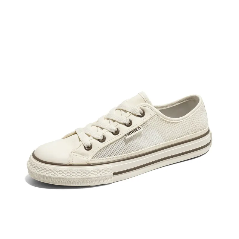 RENBEN Breathable And Lightweight Low Top Canvas Shoes Women's-11