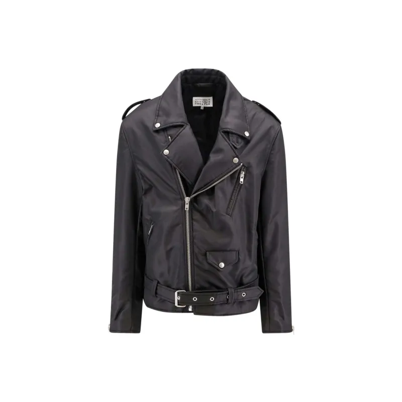 MM6 Maison Margiela Zip Up Belted Jacket-0