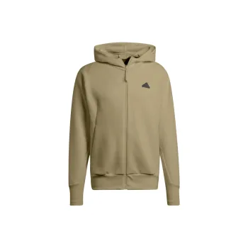 Adidas Z.N.E. Z.N.E. Premium Full Zip Hooded Track Top Jackets Coats Men's Olive Green