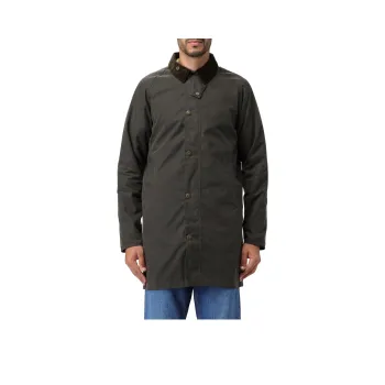 BARBOUR Macklow Wax-coated Cotton Jacket