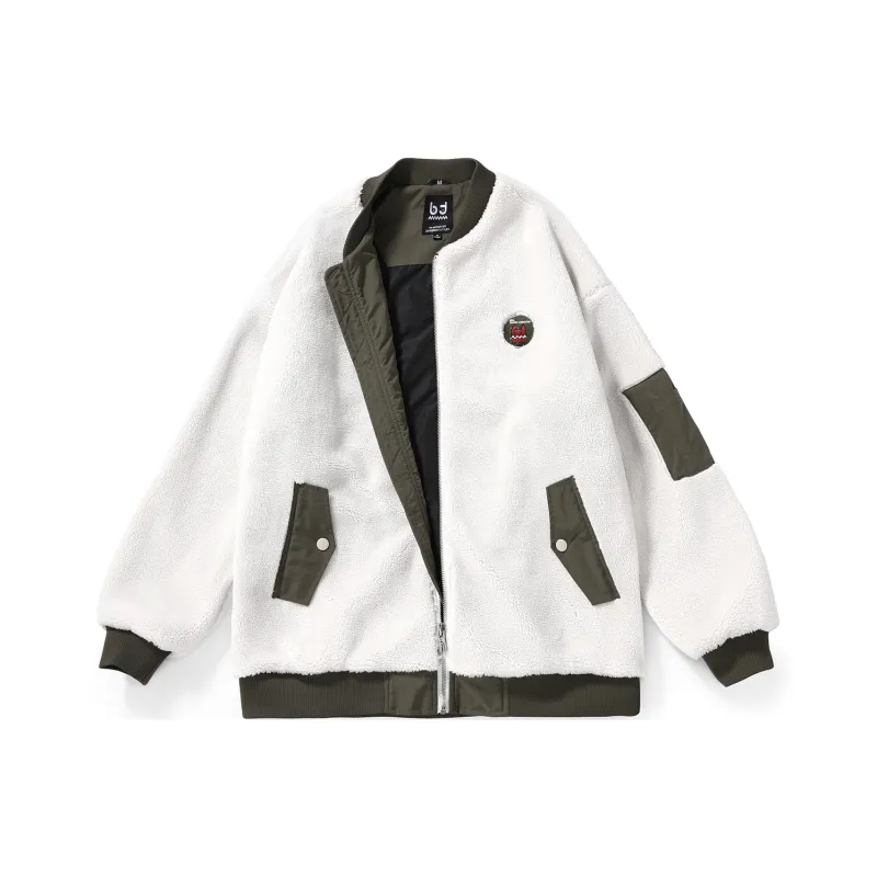 Bt Loose Fit Jacket Unisex White-0