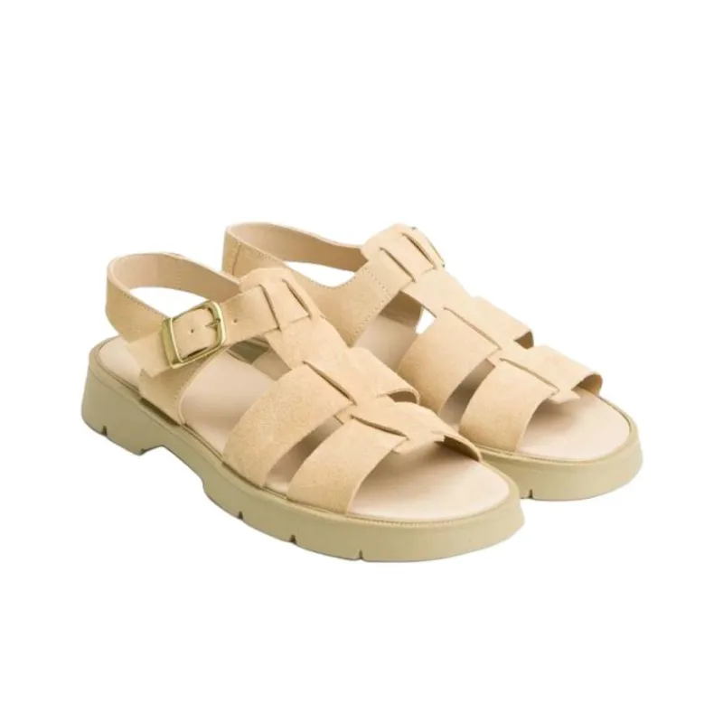 KLEMAN CLEON MANUFACTURE BALLAST V Roman Sandals Men's Light Umber-2