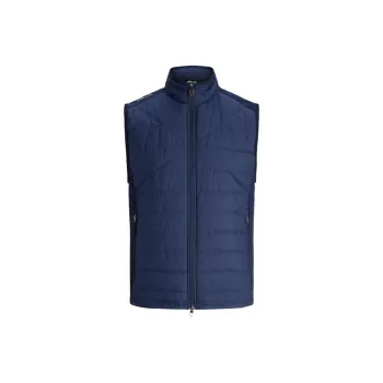 Ralph Lauren FW24 Vest Men's Elegant Dark Blue