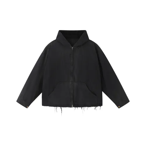 Fearless East Jackets Coats Unisex Faded Black
