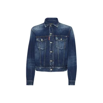 DSQUARED 2 Be Cool Be Nice Wash L.a. Jean Jacket
