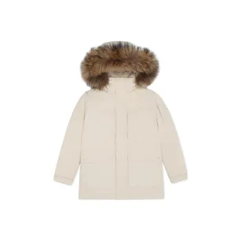 MLB Down Jackets Unisex Light Beige