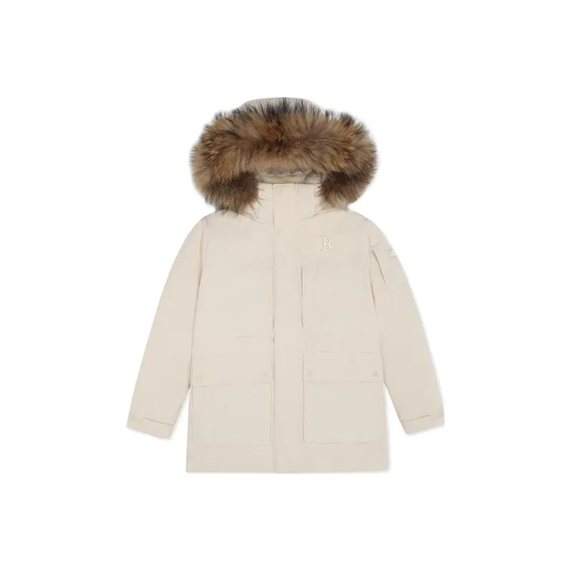 MLB Down Jackets Unisex Light Beige-0